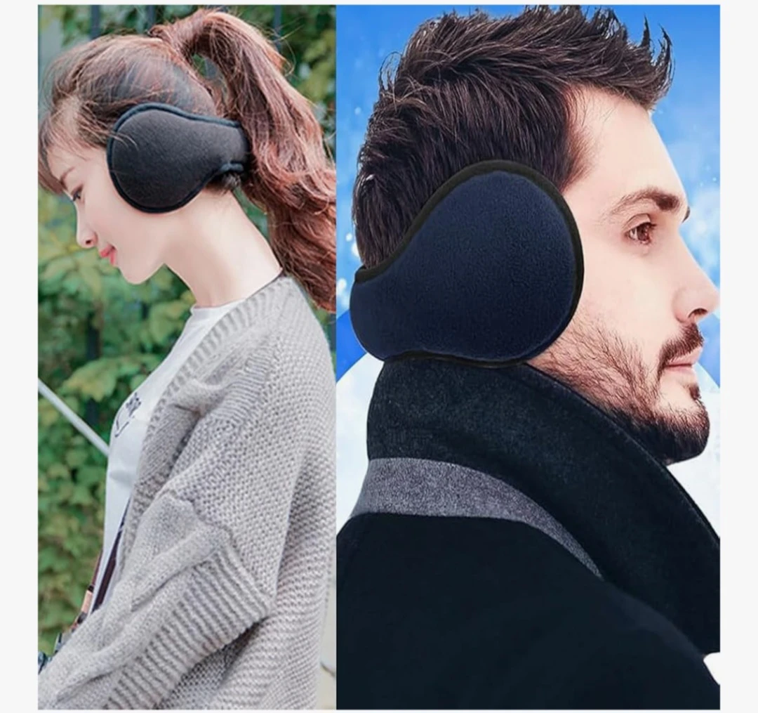 2pcs Behind the Head Fleece Earmuffs - photo 2