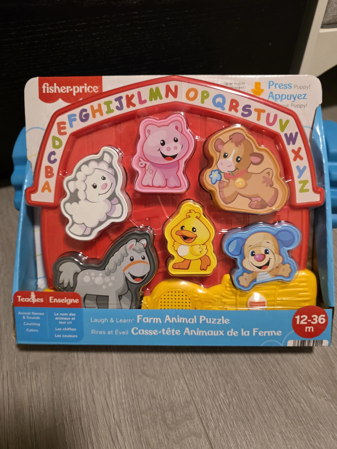 Brand new Fisher-Price Laugh & Learn Farm Animal Puzzle (12-36m)