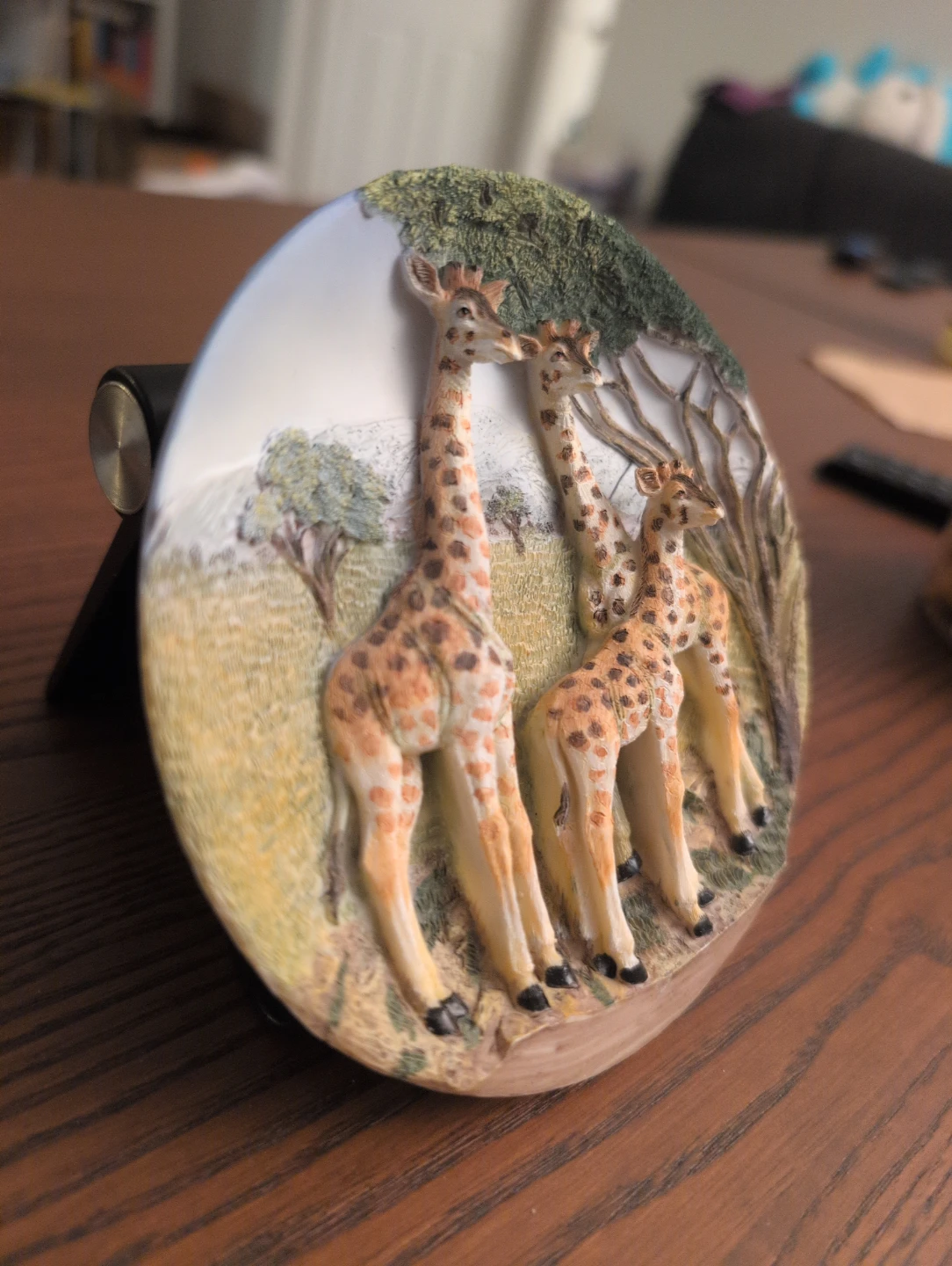 3D Giraffe Family Wall Plaque - photo 2
