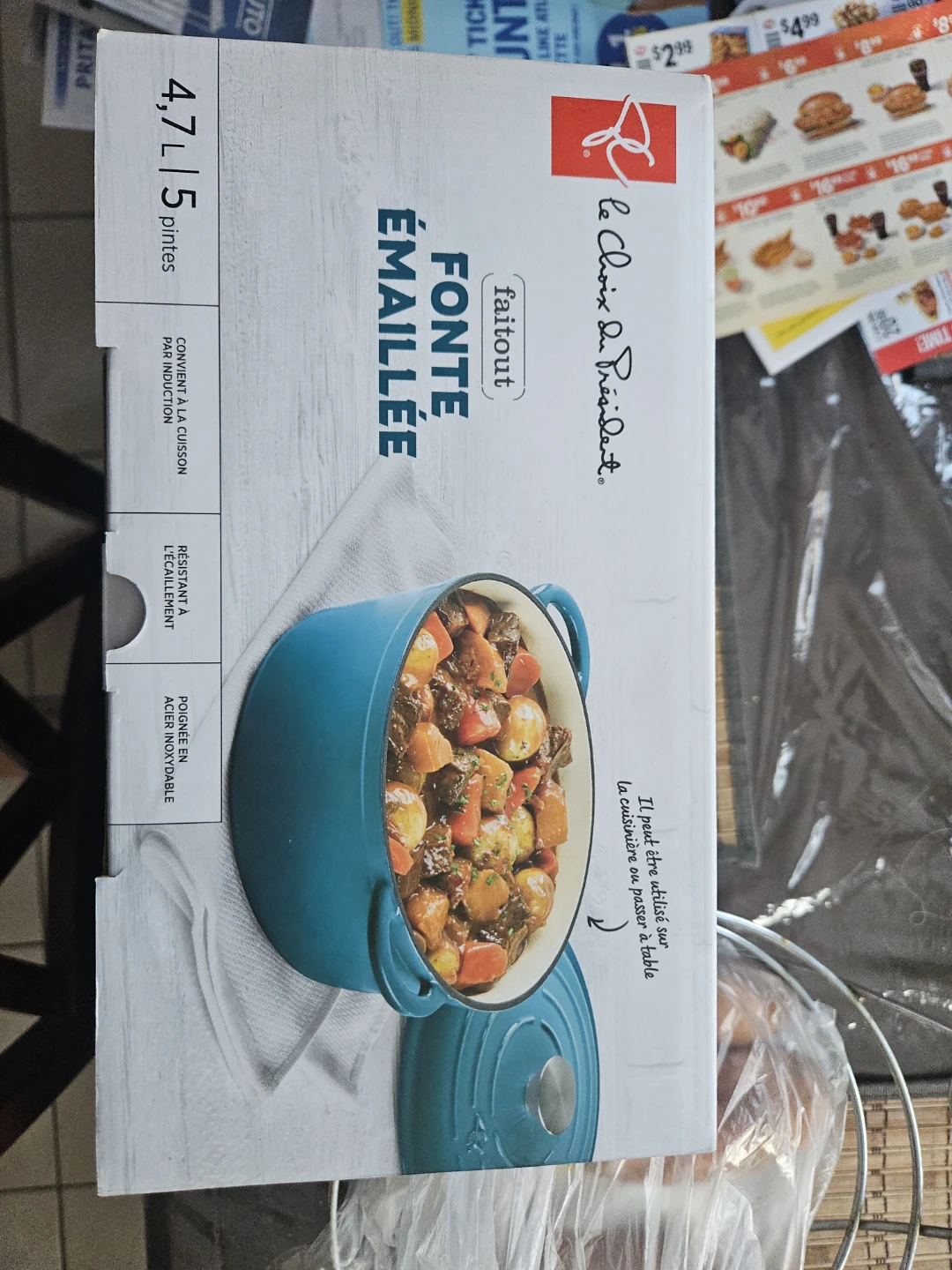 President's Choice Enameled Cast Iron Dutch Oven, 4.7L - photo 3