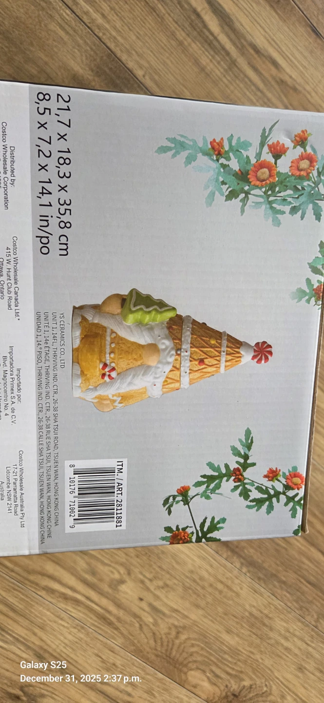 Gnome Ceramic Cookie Jar - photo 2