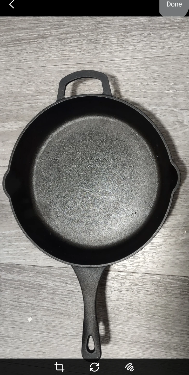 (NEW) Master Chef 12-inch (30.4cm)Cast Iron Frying Pan - photo 2