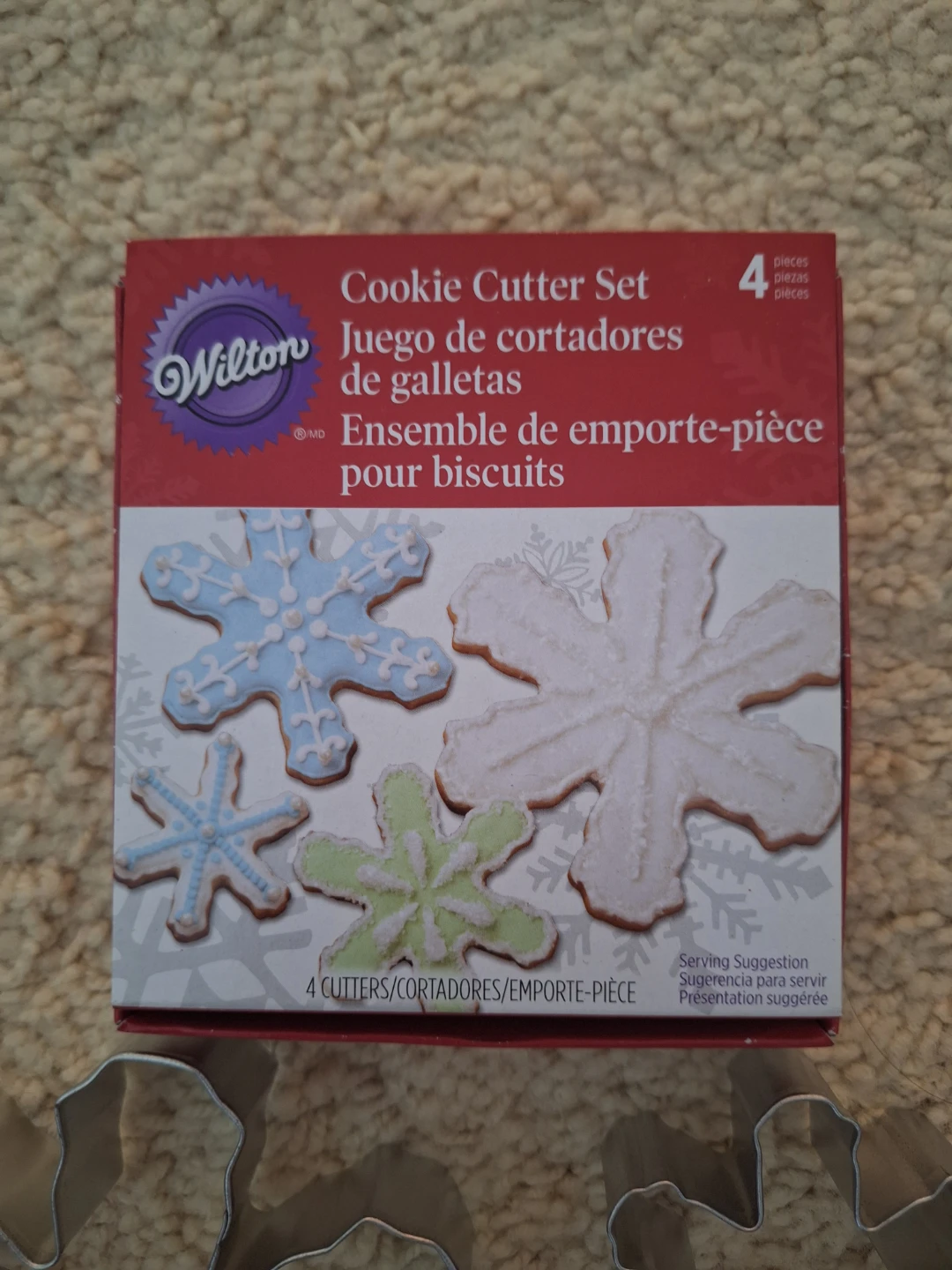 Wilton Snowflake Cookie Cutter Set - New in box - photo 2