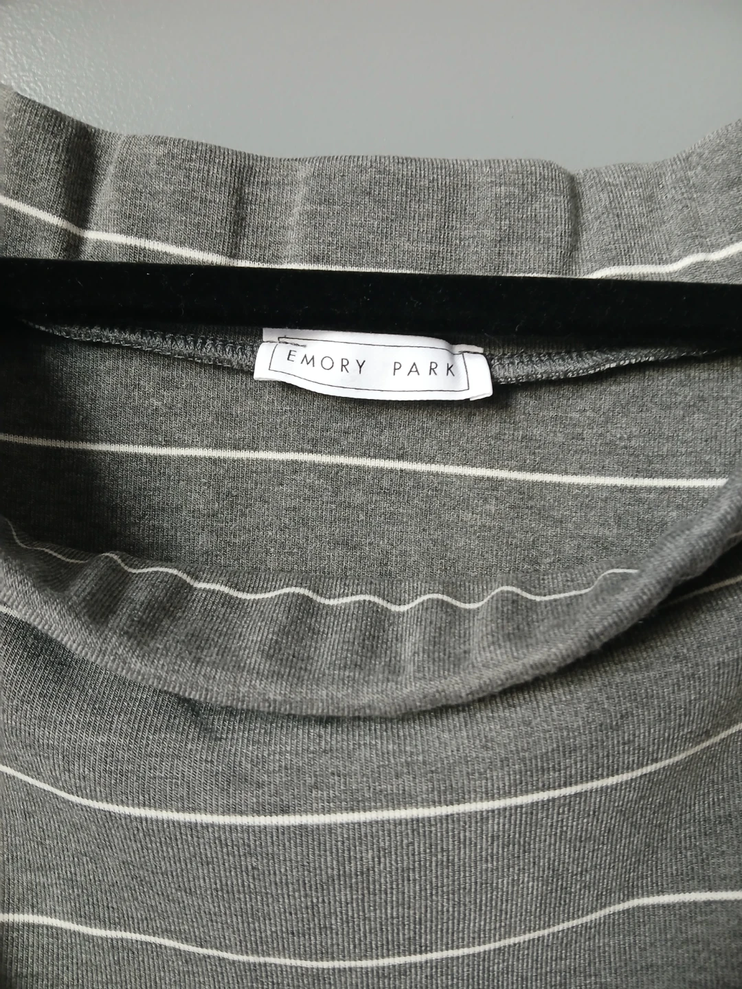 Emory Park Striped Gray Dress - photo 2