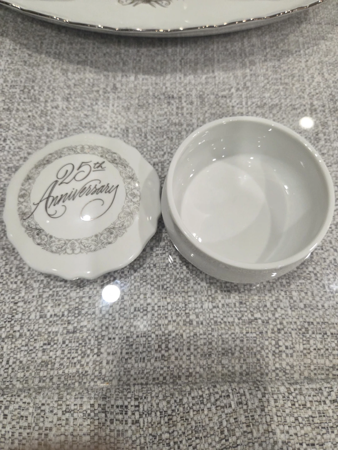 25th Anniversary Tea Set- Never Used ! - photo 4