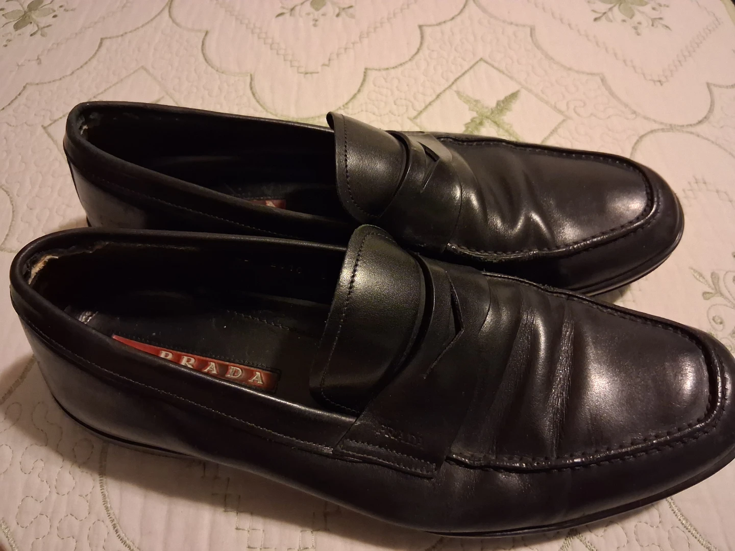 Prada Black Leather Loafers - photo 4