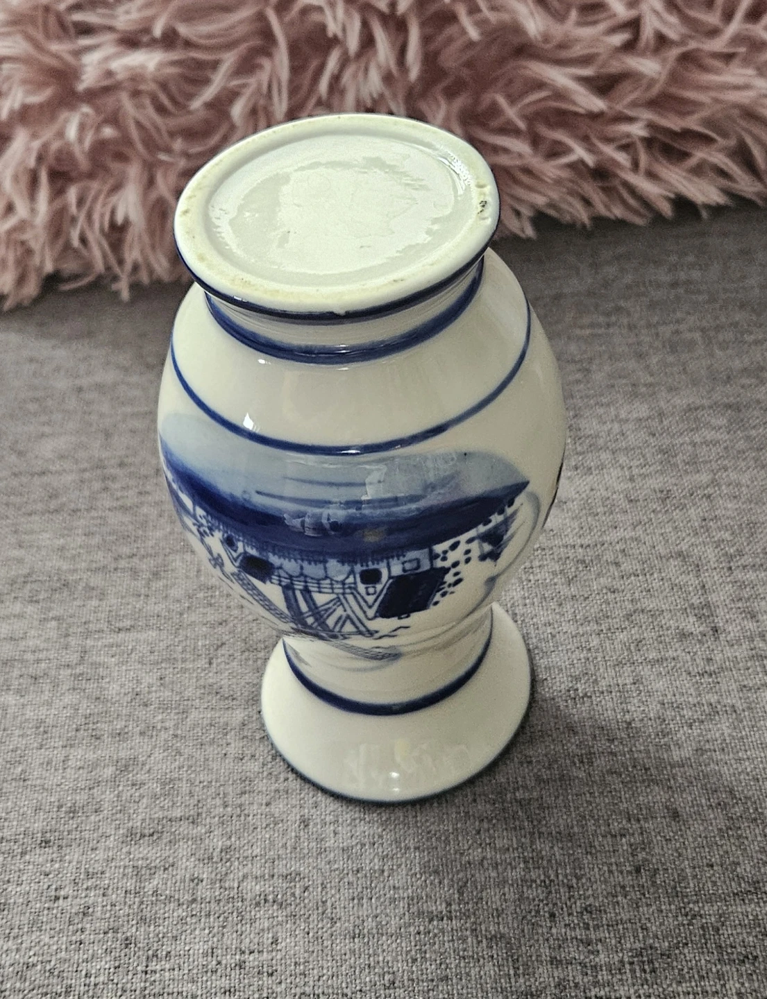Delft Blue Vase – Dutch Windmill Decor, Hand-Painted Porcelain - photo 2