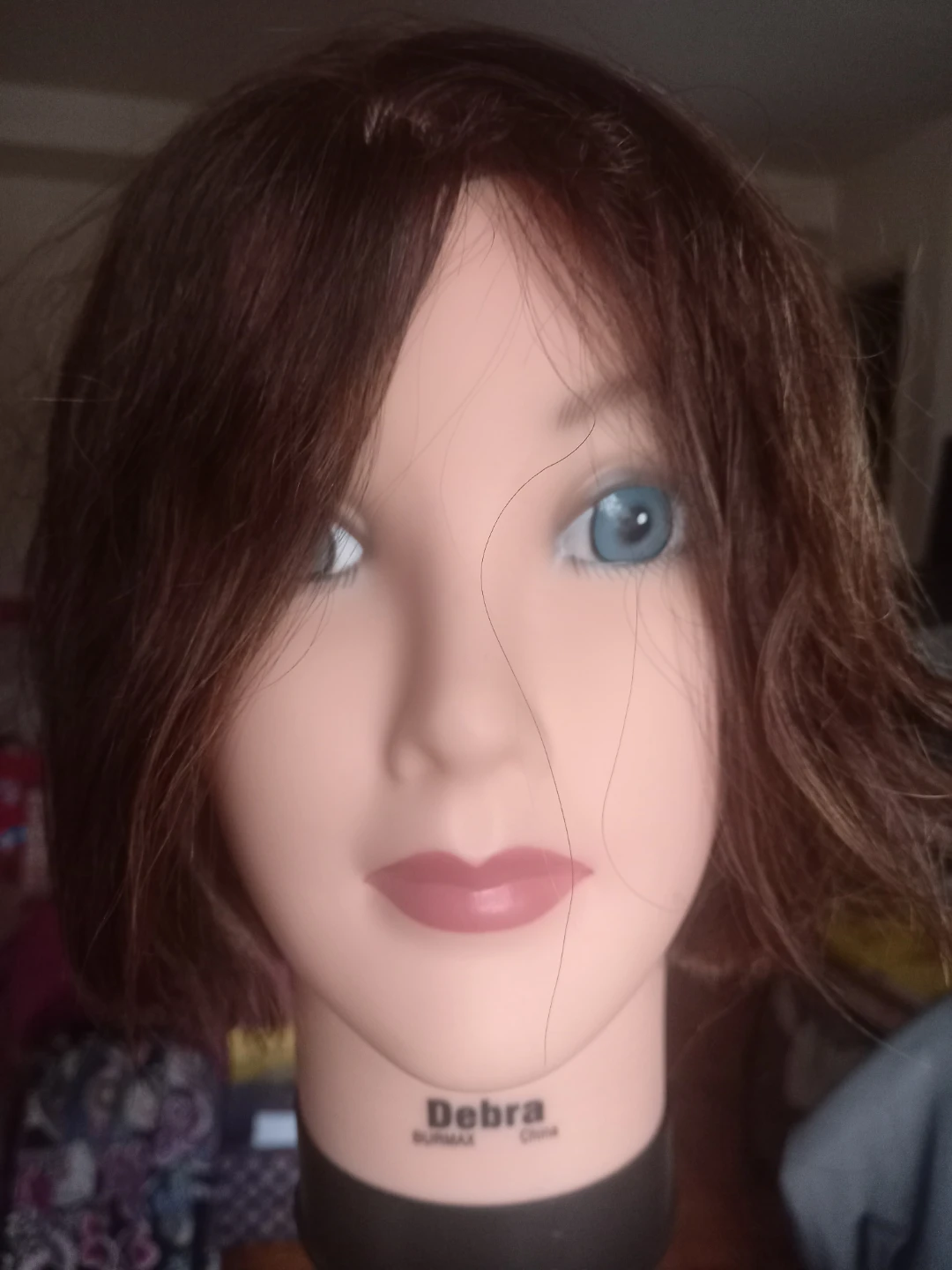 Debra Mannequin Head - Brown Hair