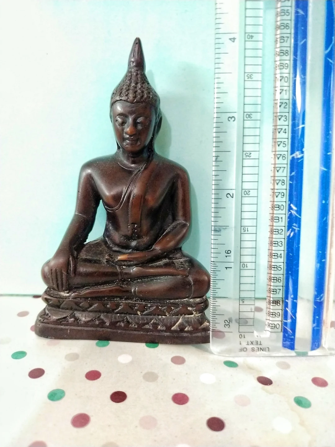 Buddah sculpture 4 x 2.5 inches - photo 2