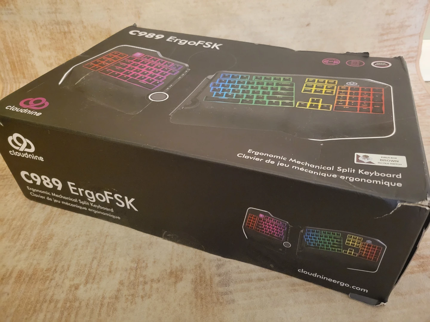 Cloud Nine C989 ErgoFSK Ergonomic Split Keyboard