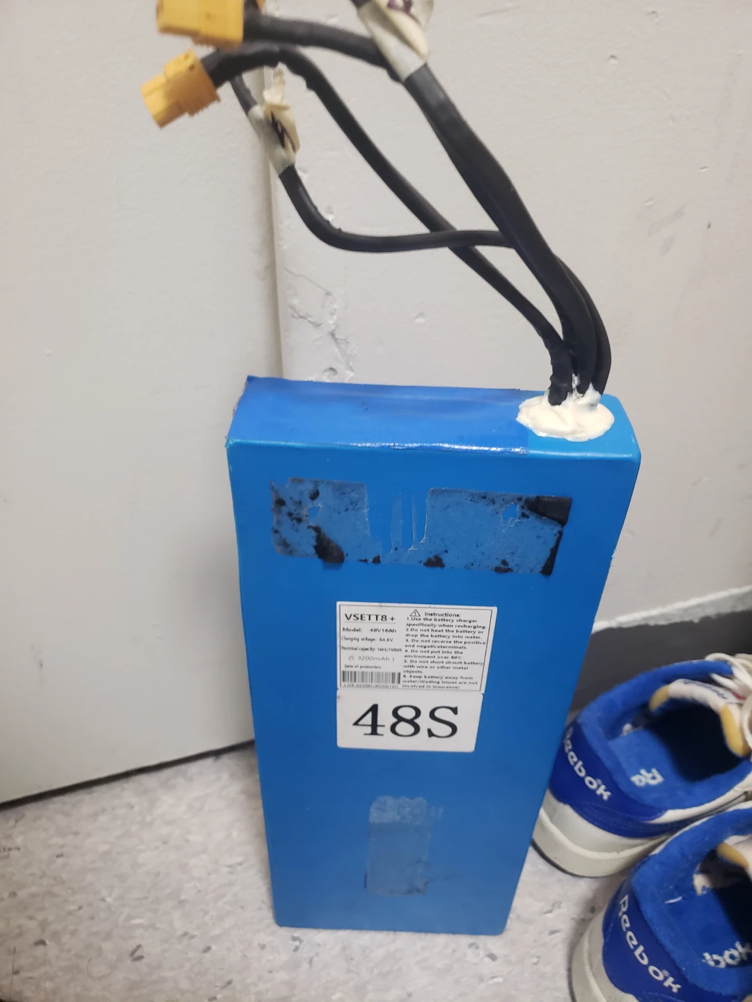 VSETT8+ 48V16Ah Battery Pack