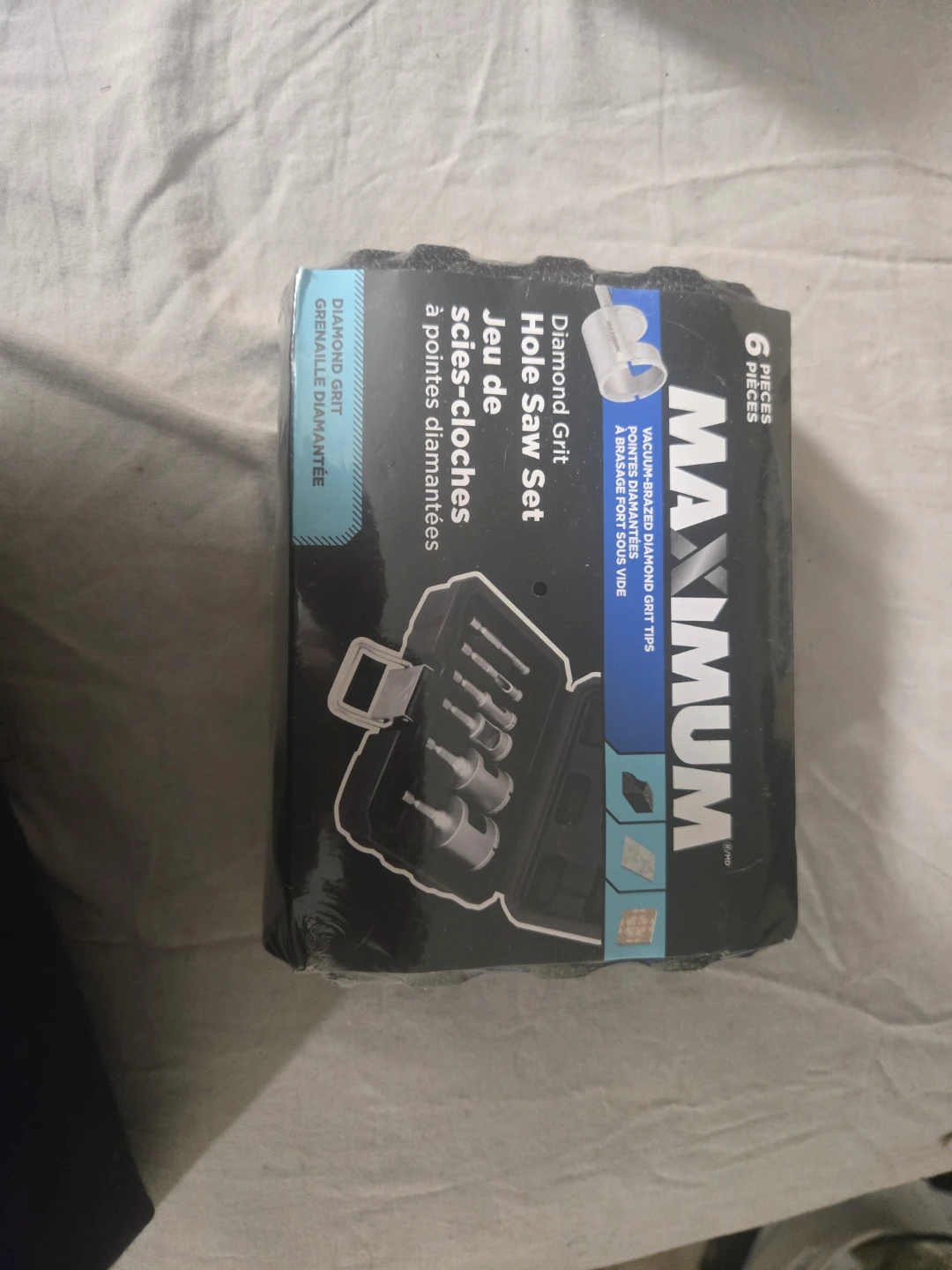 Maximum 6-Piece Diamond Grit Hole Saw Set