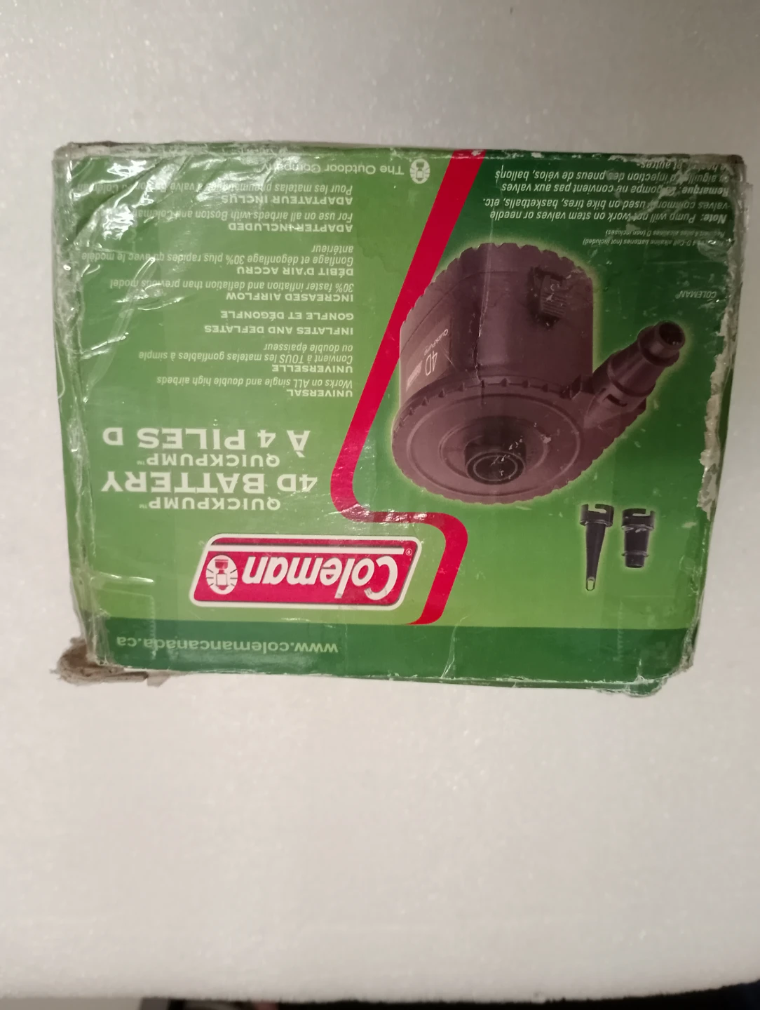 BNIB!!! Coleman QuickPump 4D Battery Air Pump