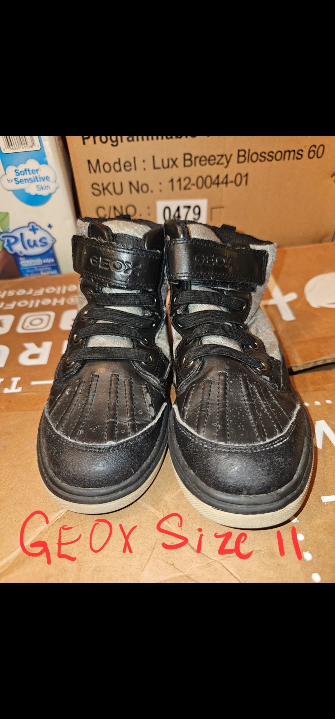 Geox Kids High-Top Sneakers - Size 11