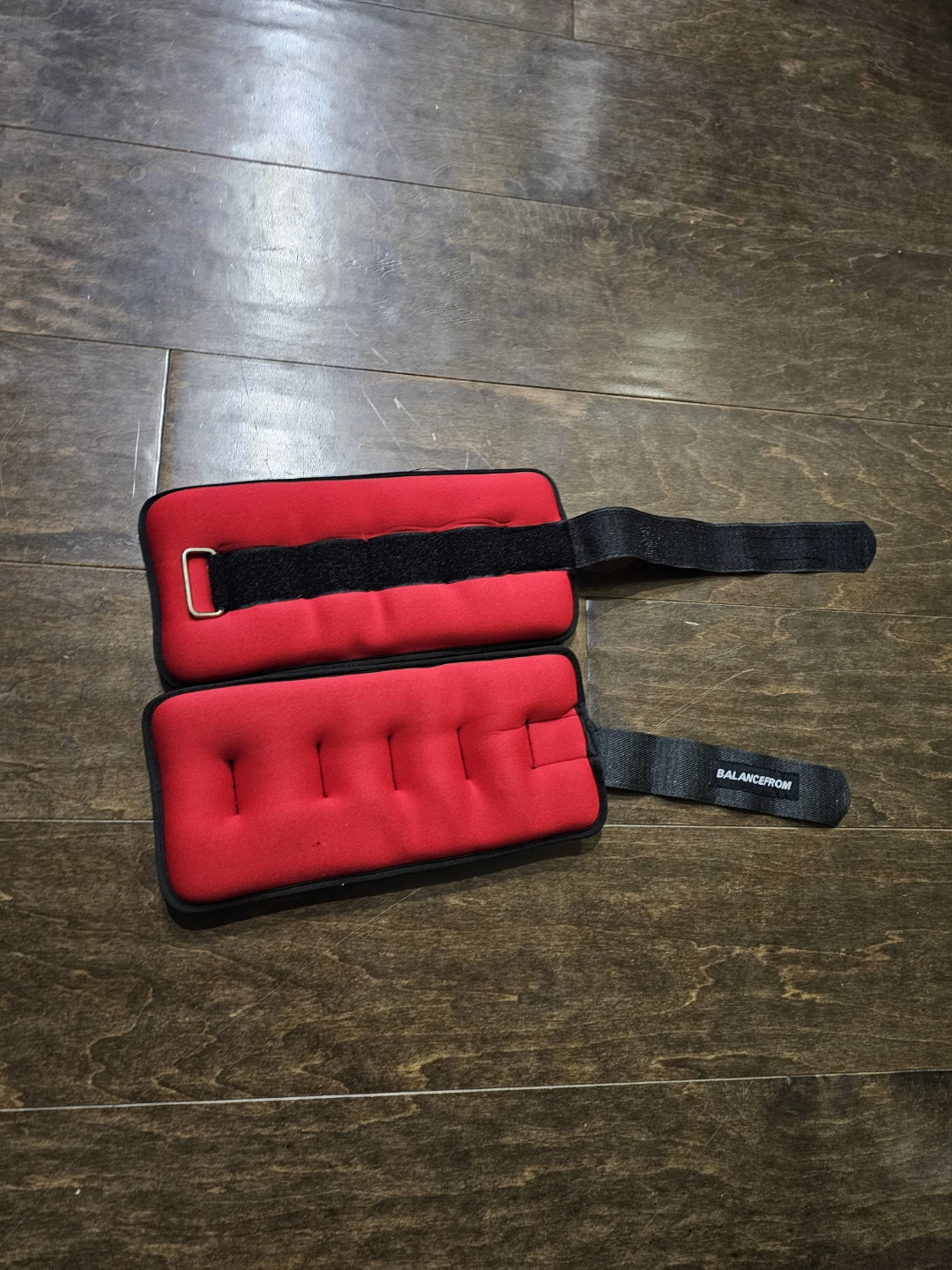 5lb Fully Adjustable red Ankle Weights (Pack 2)New never used - photo 3