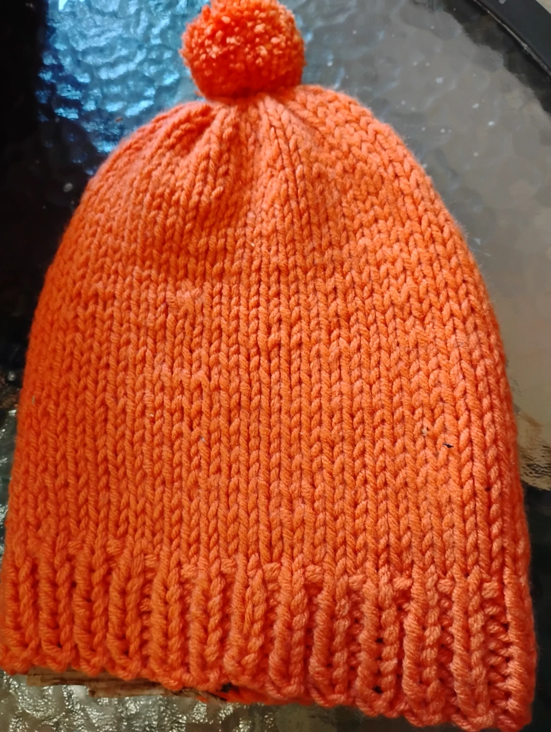 Hand-knitted winter hats with pom-poms - photo 5