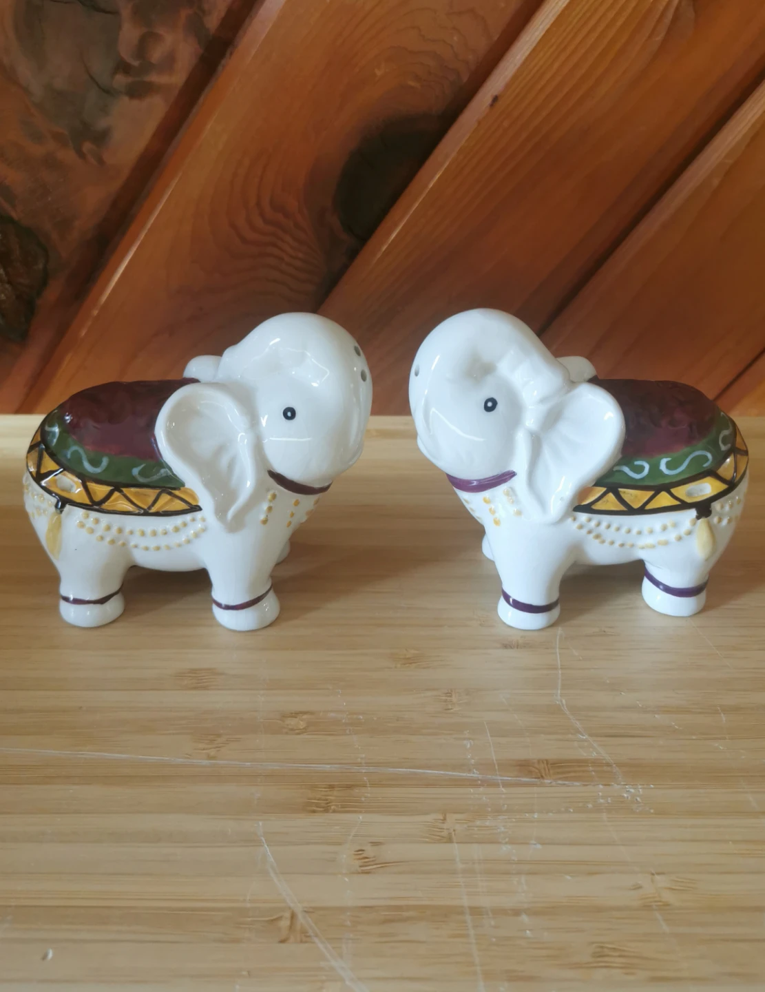 Pier 1 Elephant Salt and Pepper Shakers
