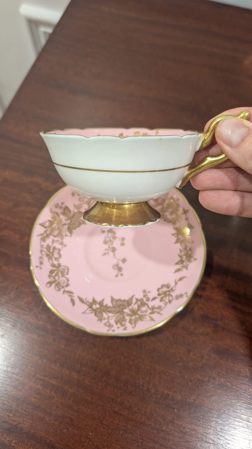 Coalport Bone China Tea Cup and Saucer - photo 2