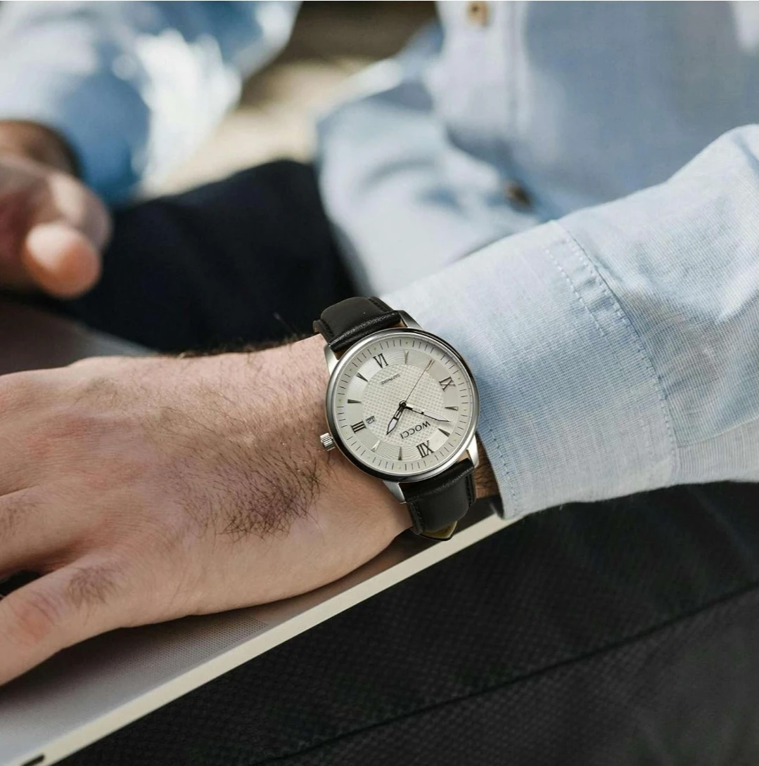 Wocci 18mm Black Leather Watch Strap - photo 5