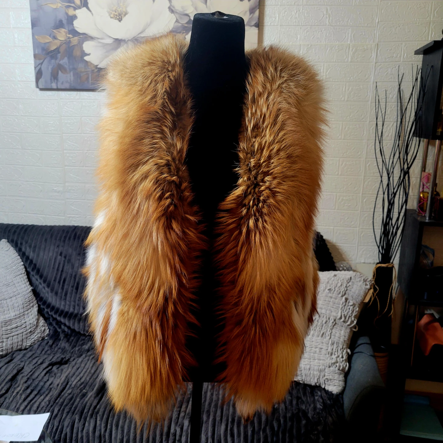 Fox Vest - Orange/Whi - photo 3