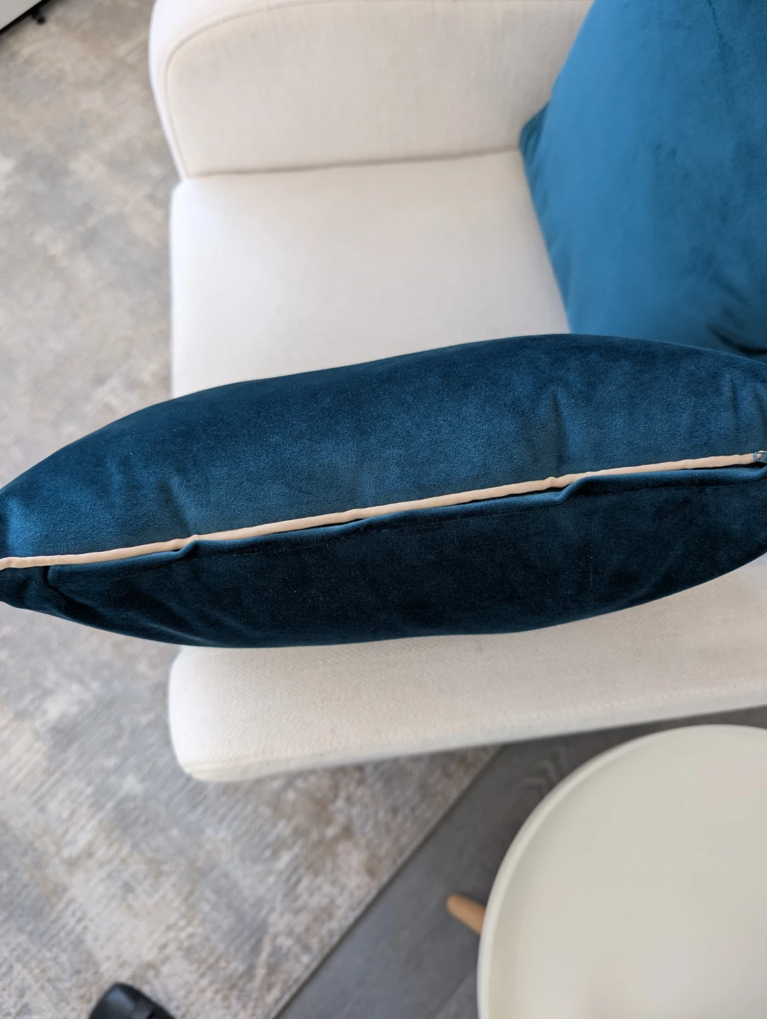 Teal Velvet Throw Pillows - photo 2