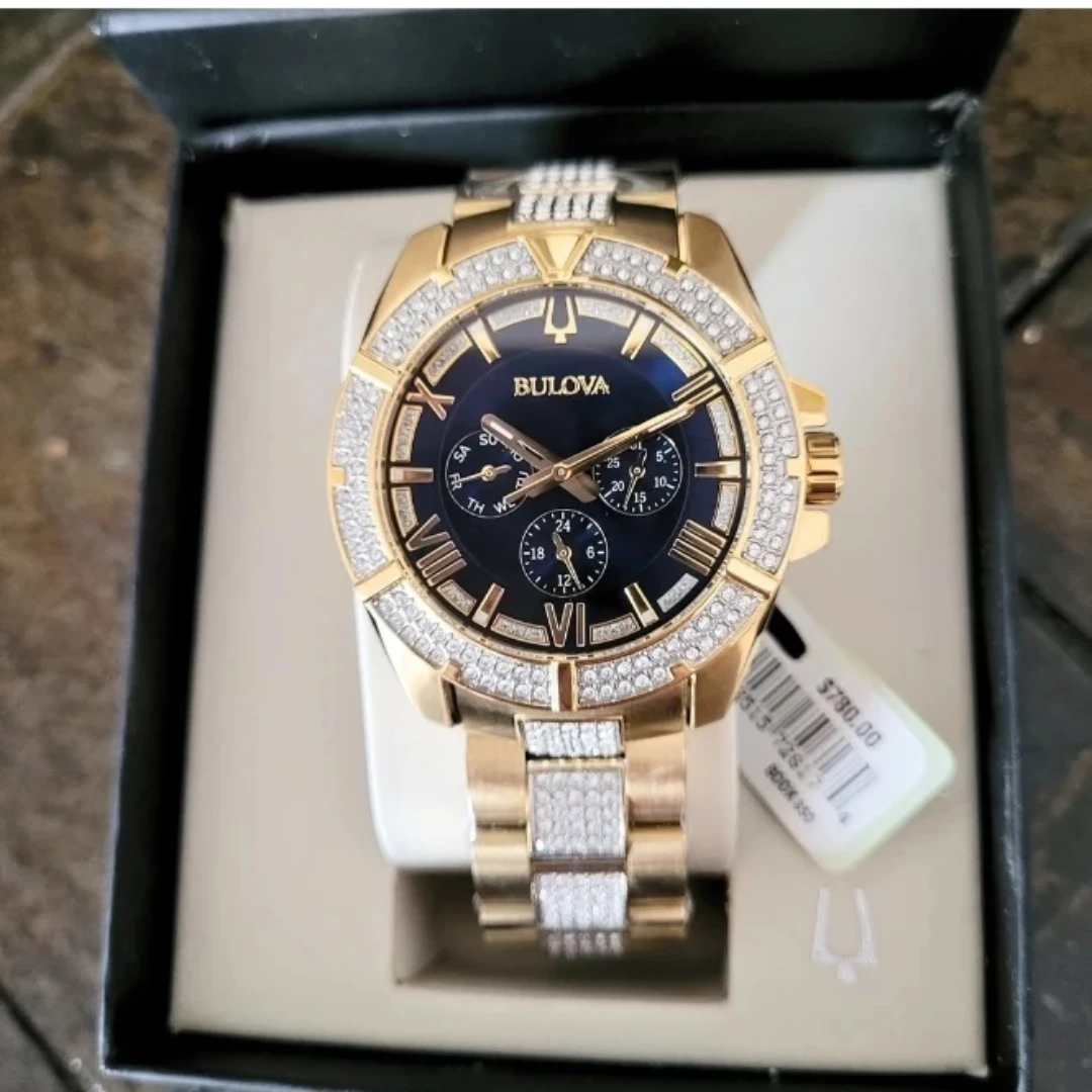 Bulova Gold-Tone Chronograph Watch