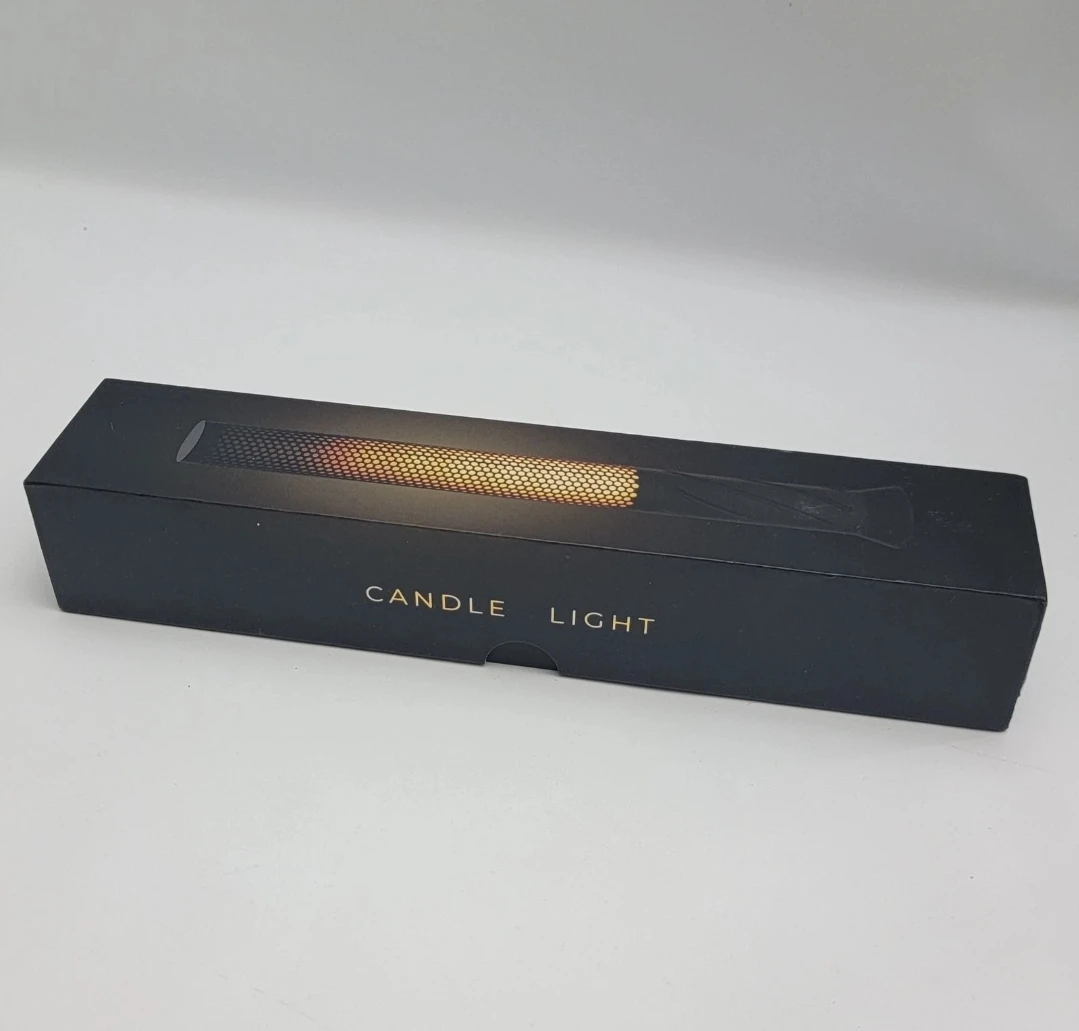 LED Cordless Candle Table Lamp – Platinum Grey | Rechargeable - photo 2
