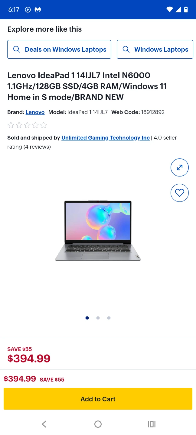 Samsung Galaxy Tab and Lenovo Laptop
