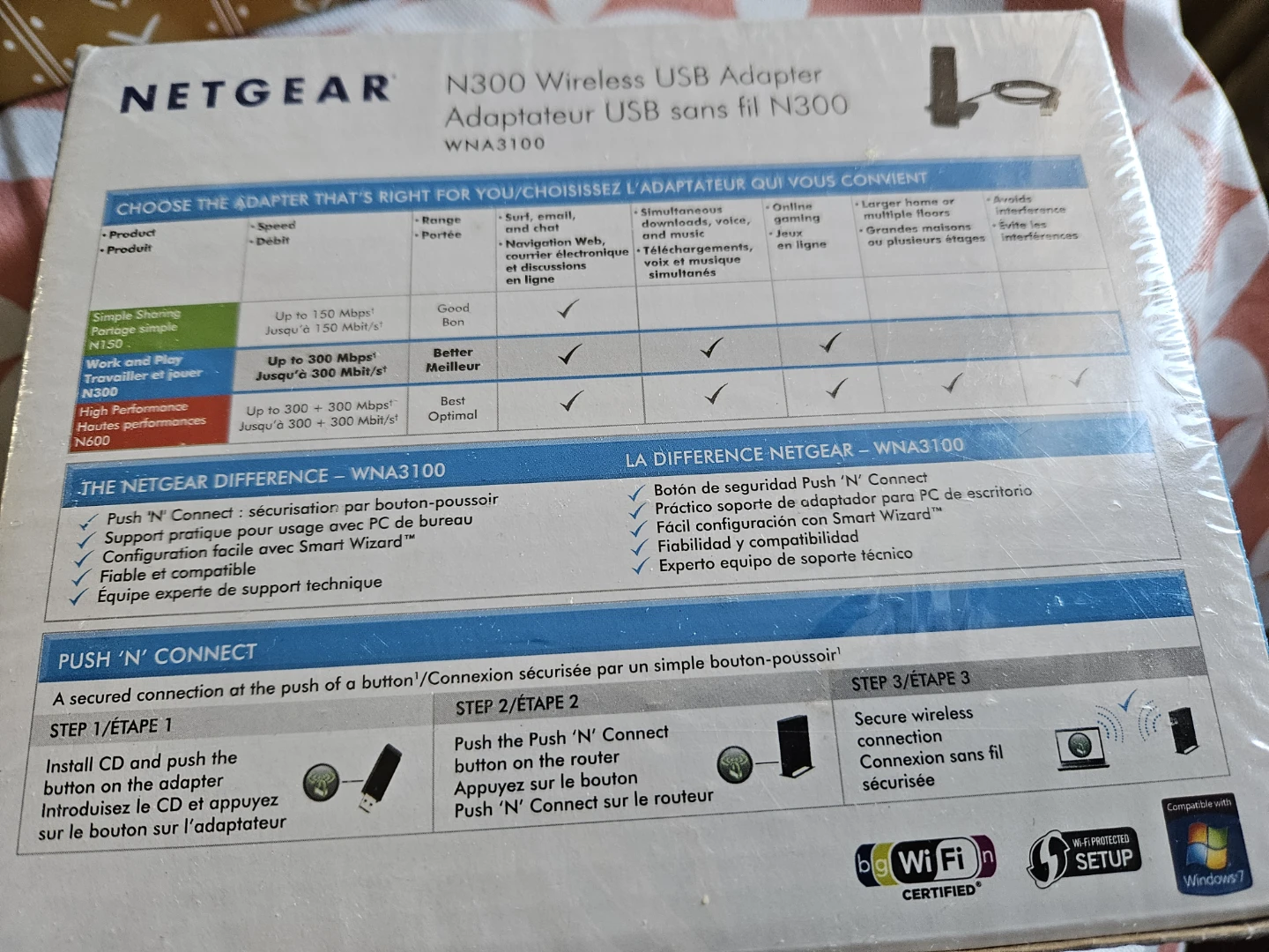Netgear N300 Wireless USB Adapter - New in Box! - photo 2