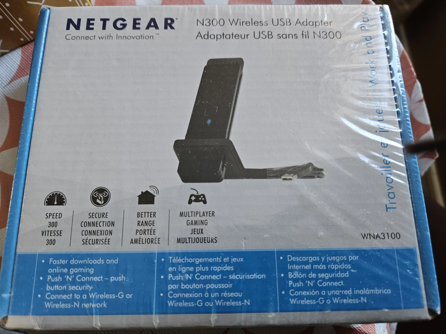 Netgear N300 Wireless USB Adapter - New in Box! - photo 3