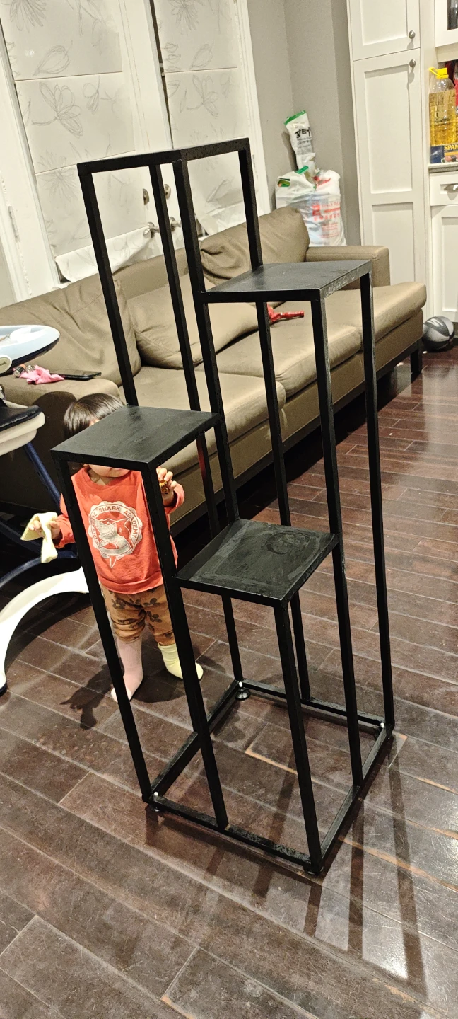 Black Metal Plant Stand 16"L*16"W*48"H - photo 3