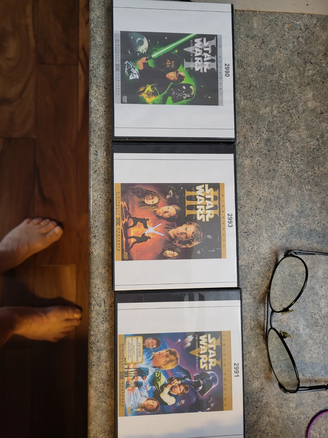 6 Star Wars DVD Set - photo 2