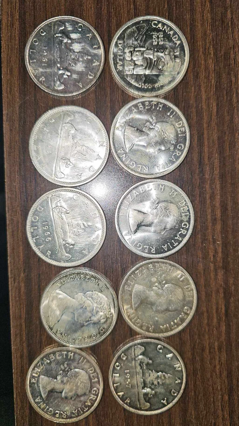 Vintage Canadian Silver Dollars - photo 3