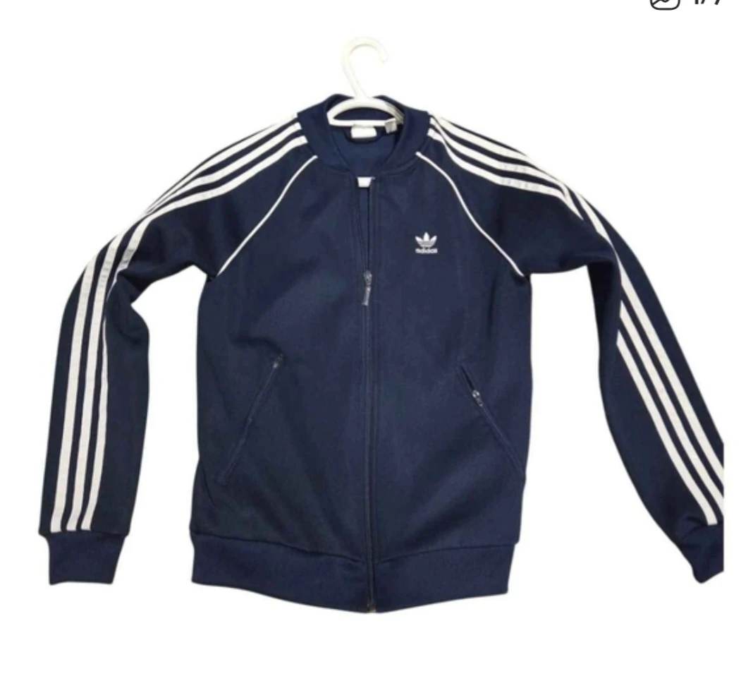 Adidas Track Jacket XS Navy Blue