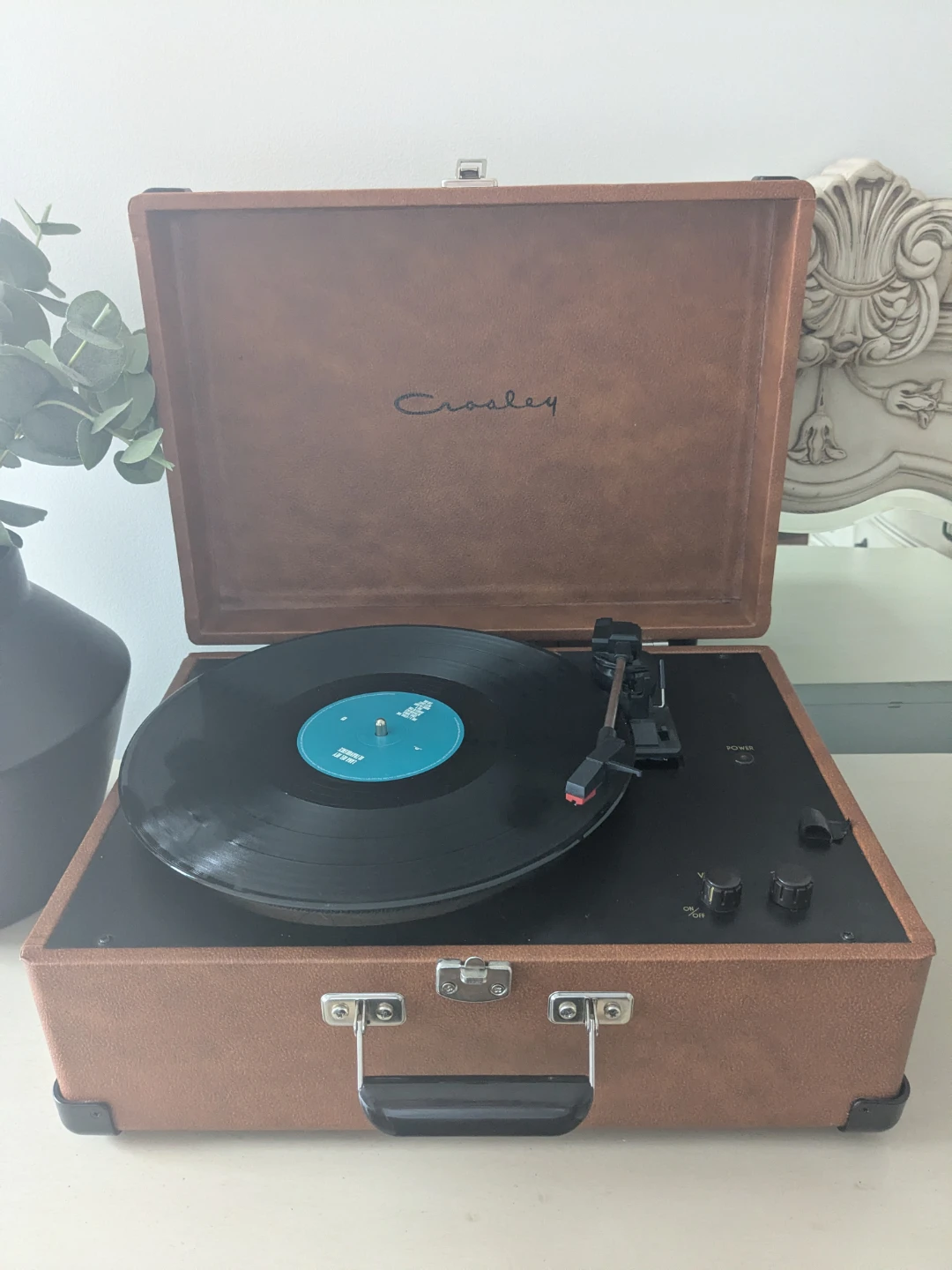 Crosley Brown Record Player