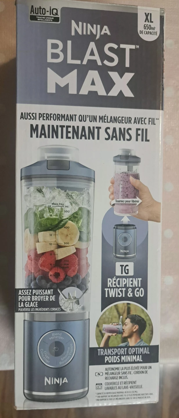 Ninja Blast Max Cordless Blender - Like New! - photo 2