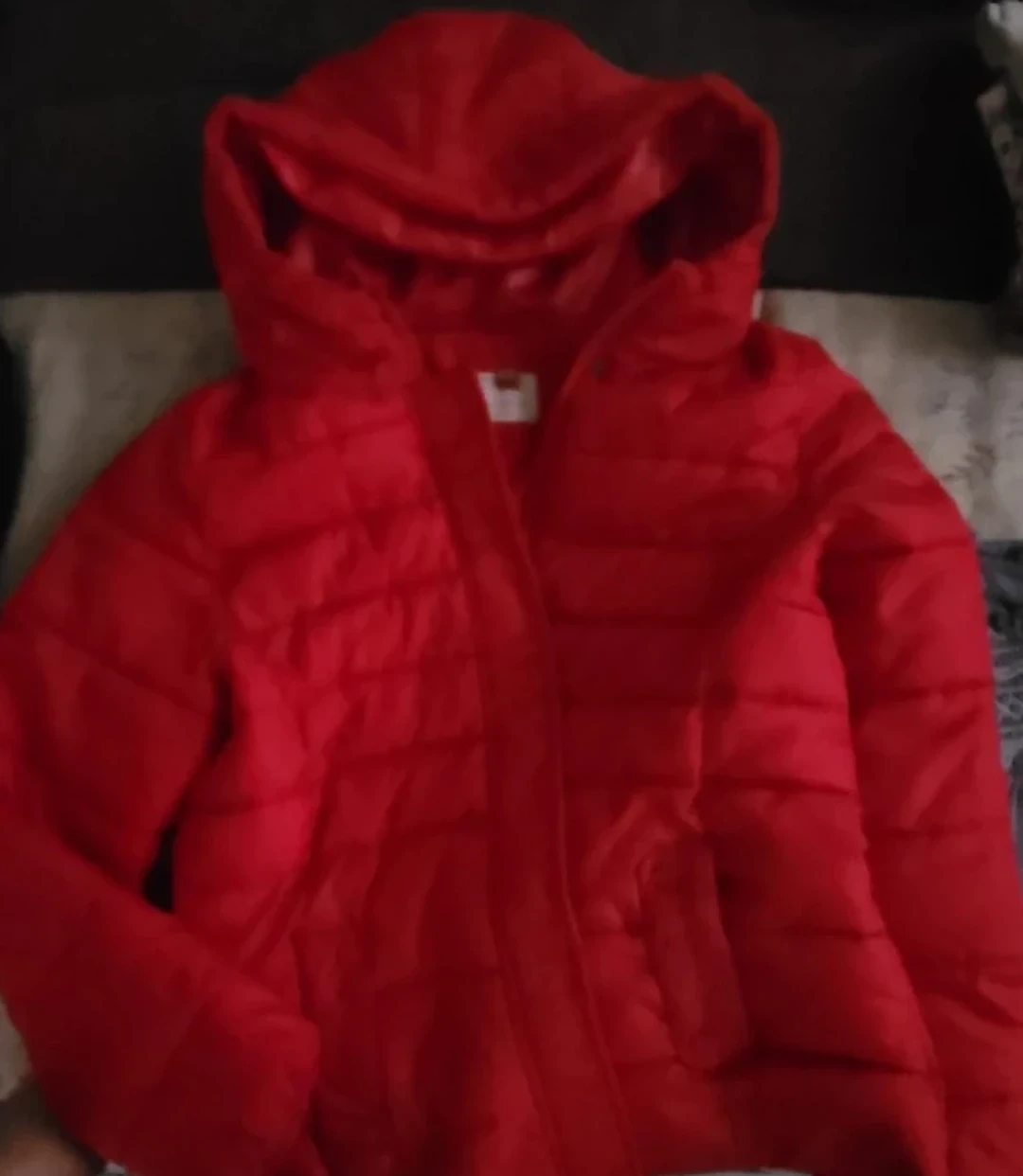 Zara Red Puffer Jacket Size 13/14
