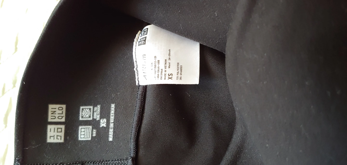 Uniqlo Airism Black Leggings - Size XS🥕 - photo 2