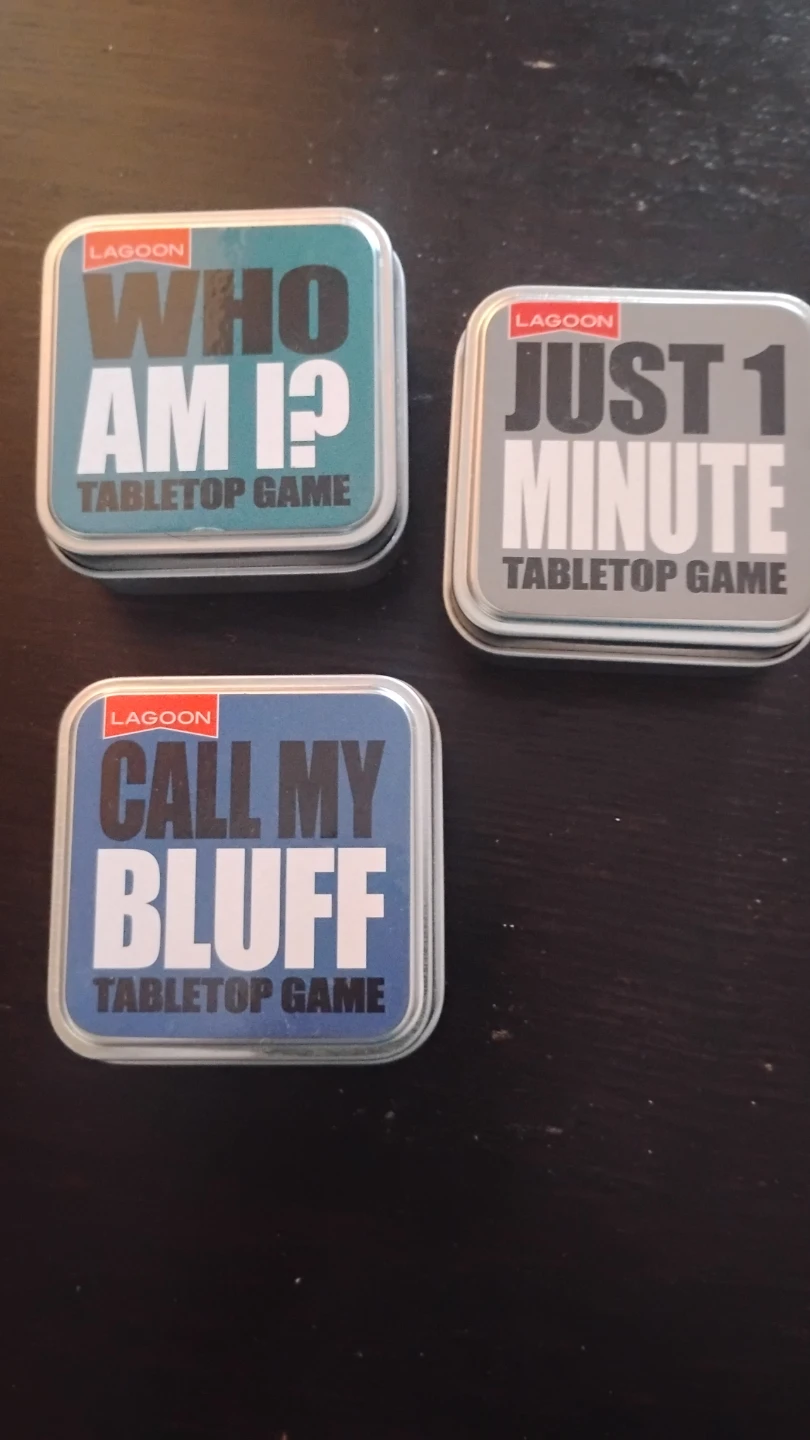 Lagoon Tabletop Games - Who Am I?, Just 1 Minute, Call My Bluff🥕
