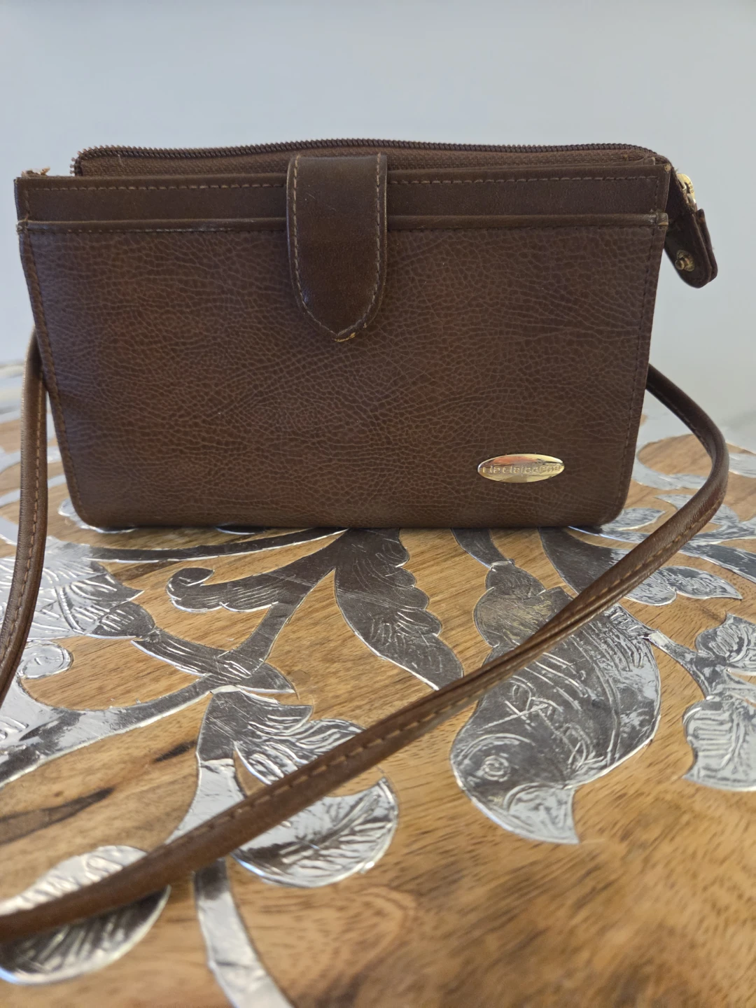 LIZ CLAIBORNE Brown Crossbody Bag