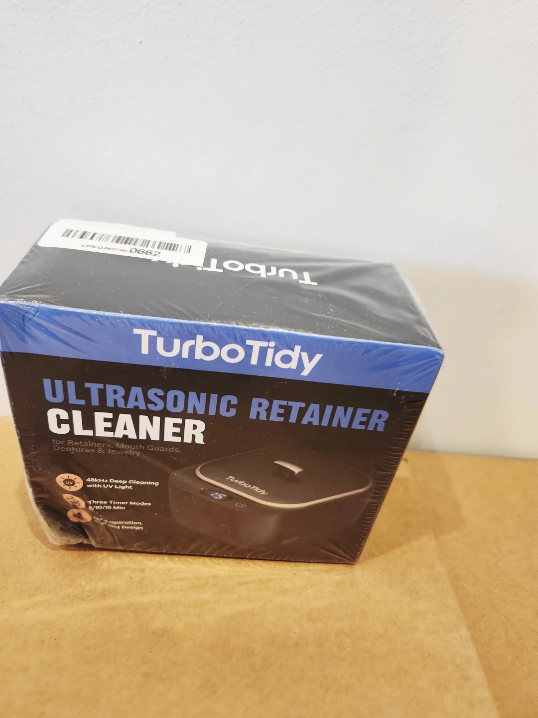 New TurboTidy Ultrasonic Retainer Cleaner