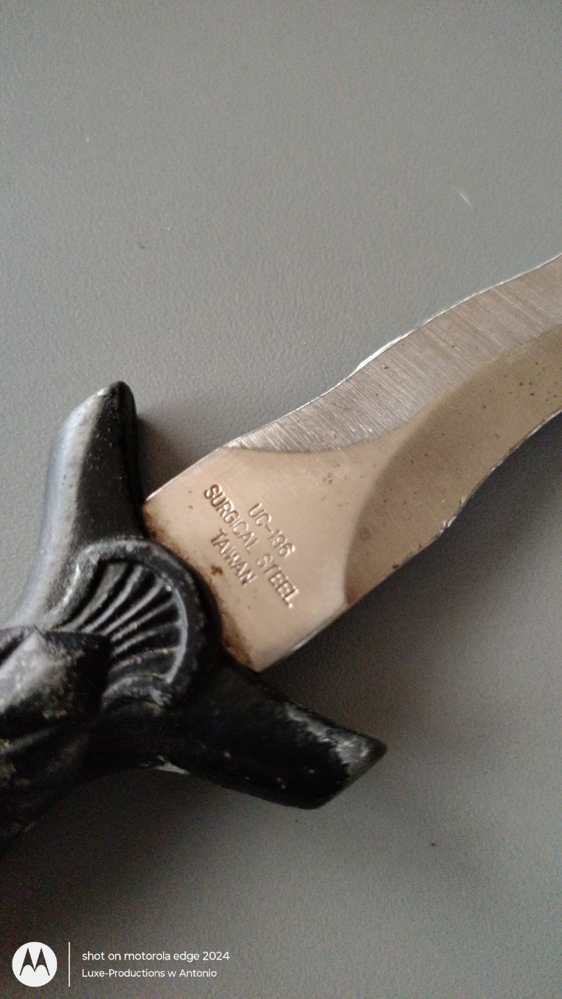 Vintage United UC-195 Surgical Steel Dagger - photo 5