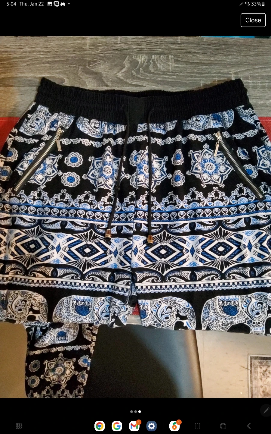 Women's Elephant Print Pajama Pants