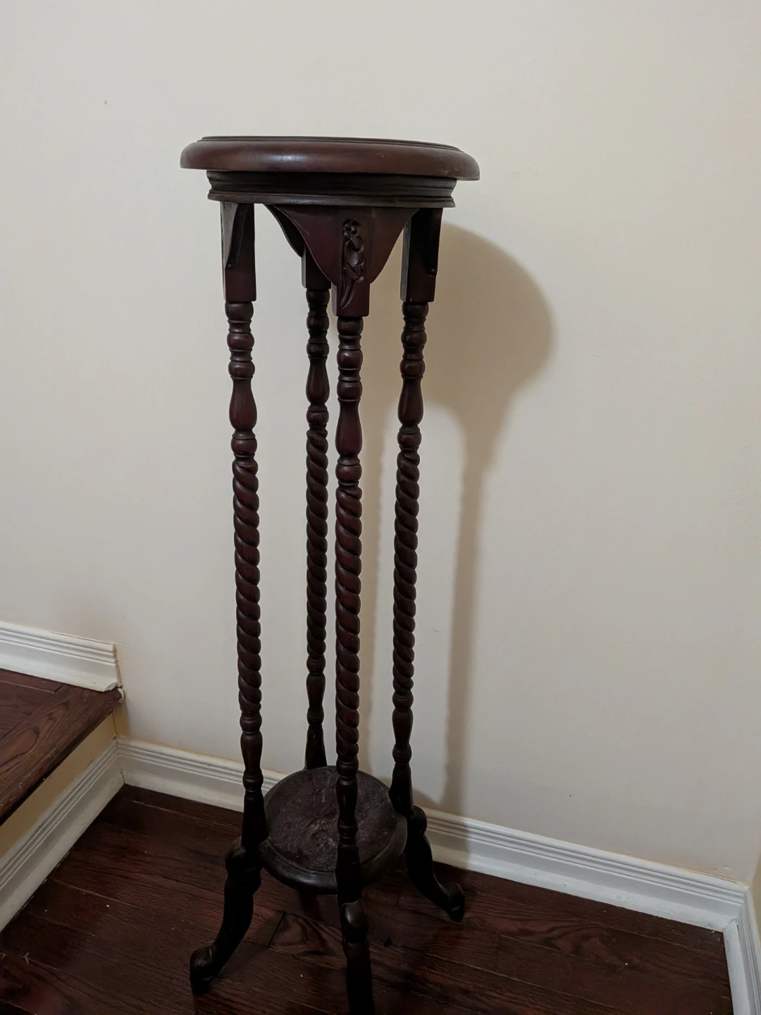Antique Wooden Plant Stand