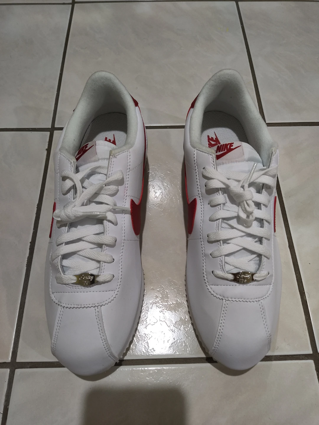 Nike Cortez Men's White Red Sneakers
