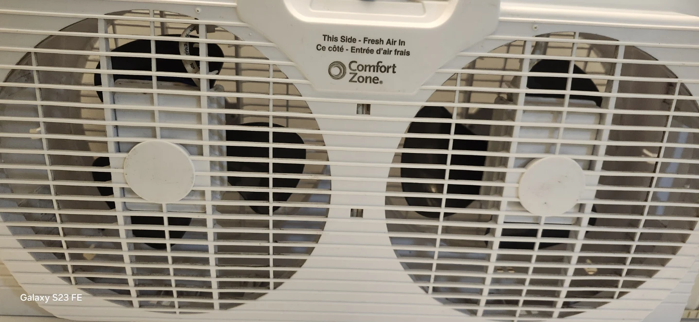 Comfort Zone Twin Window Fan. Price firm - photo 5