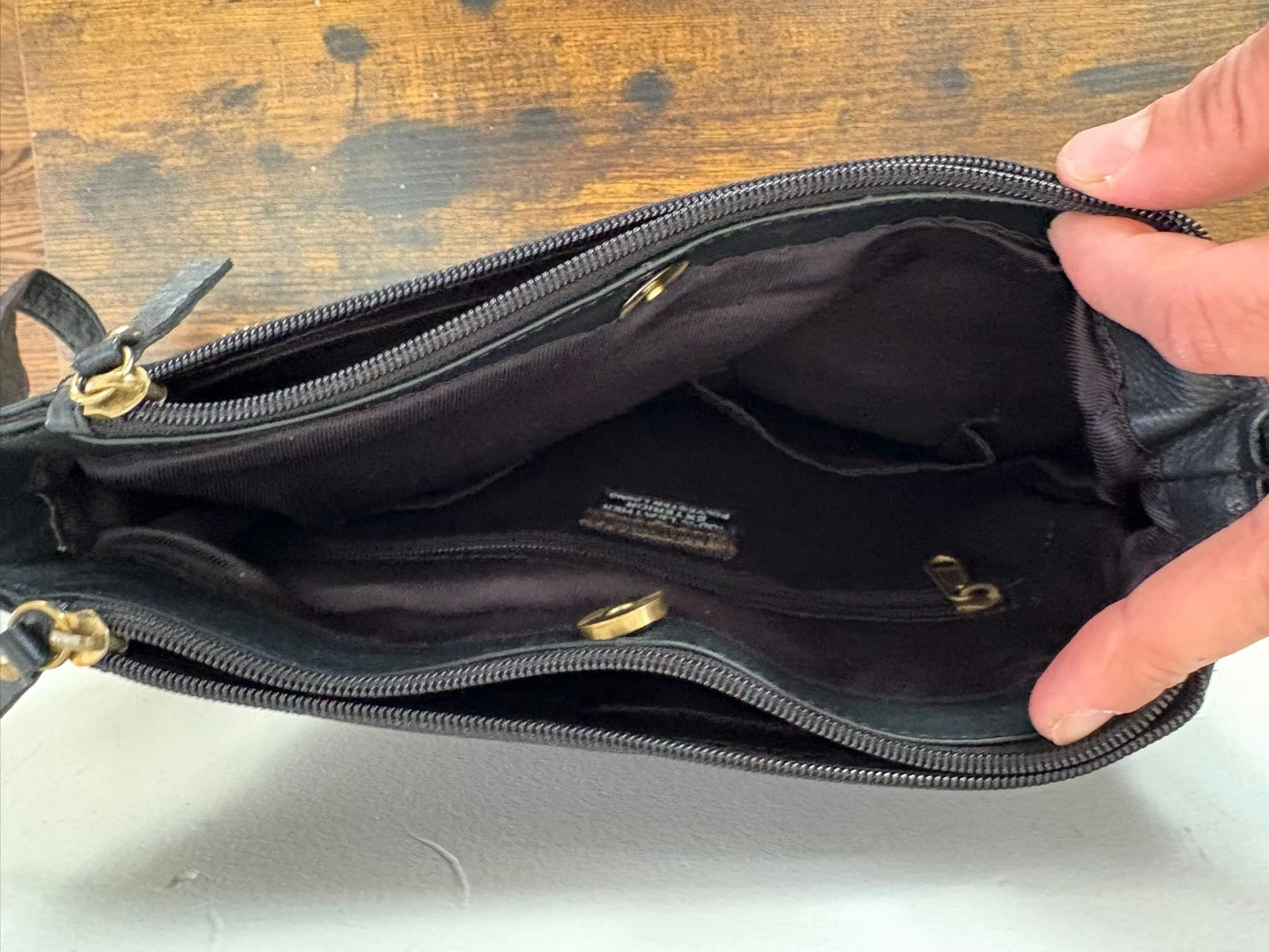 Black Leather Handbag - photo 4