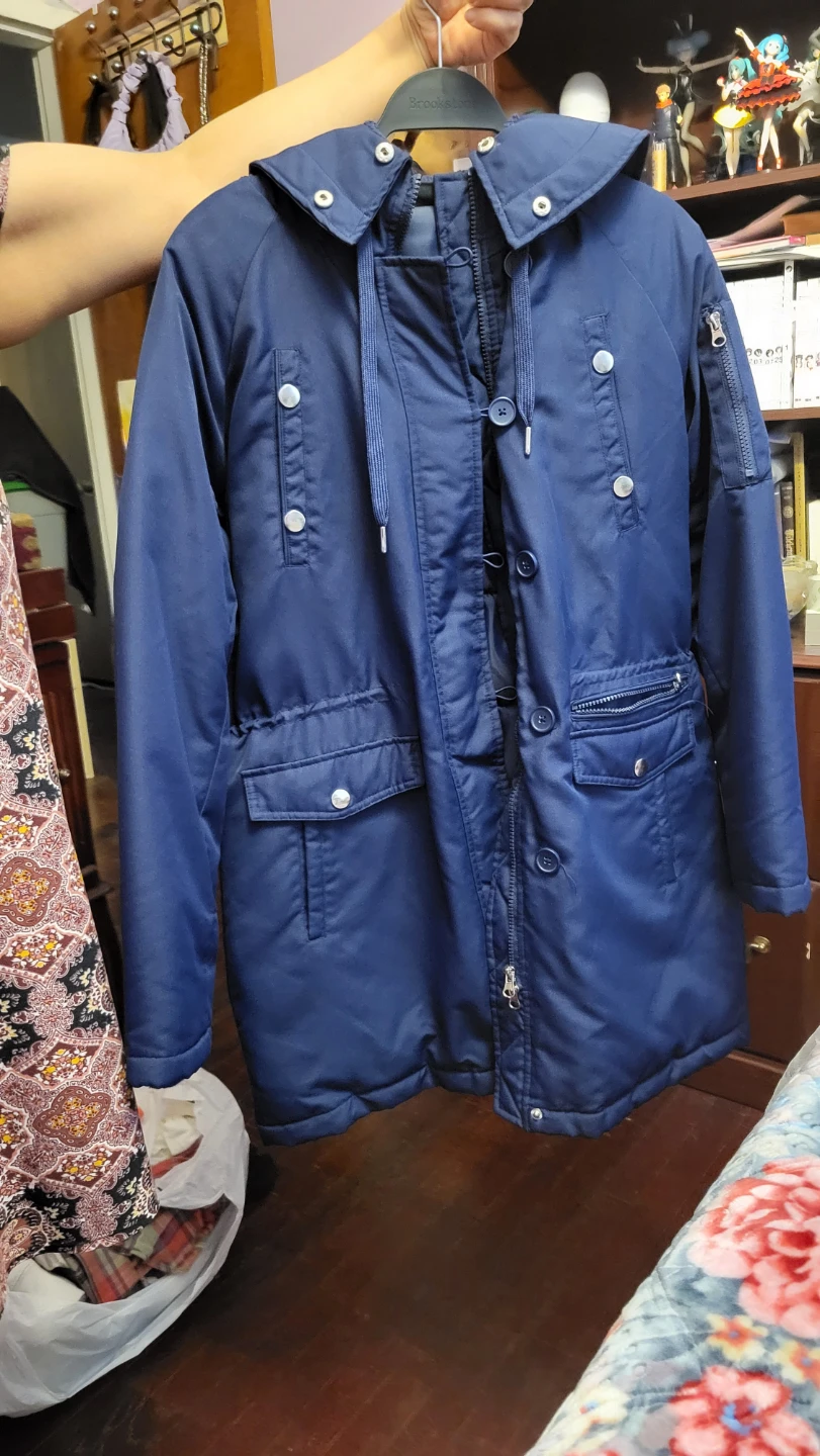 Swiss Tech Blue Parka - Size M (8-10)