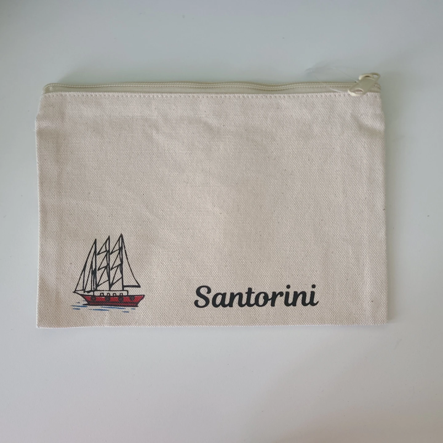 Santorini Greece Canvas Pouch #freecycle - photo 2
