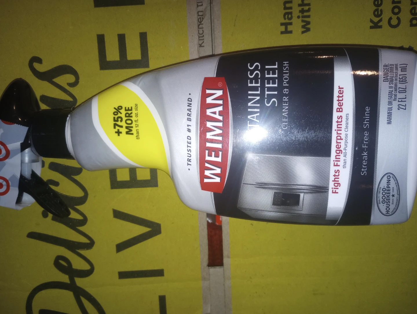 Weiman Stainless Steel Cleaner & Polish 22 fl oz